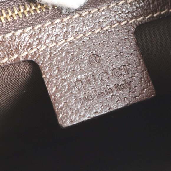 GUCCI Brown Leather Shoulder Bag - Picture 8 of 9
